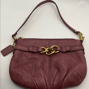 Coach Satchel w/ Pink Interior & Hold Hardware